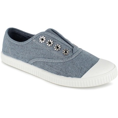 Повседневные и модные кроссовки XOXO Womens Azie Denim 7.5 Medium (B, M) BHFO 3467