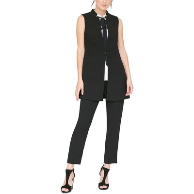 Женский жилет DKNY с отделкой в рубчик, пуловер без рукавов, топ BHFO 5645