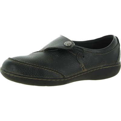 

Черные лоферы на плоской подошве Clarks Ashland Lane Q 8.5 Medium (B,M) BHFO 1519, Черный