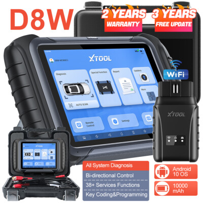2024 XTOOL D8W Auto Diagnostic Scanner Bi-directional K*ey Coding Tool WIFI VCI