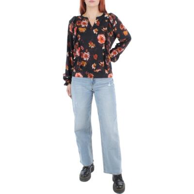 

Женская блузка с оборками Belldini Ladder Stitch BHFO 1345, Черный