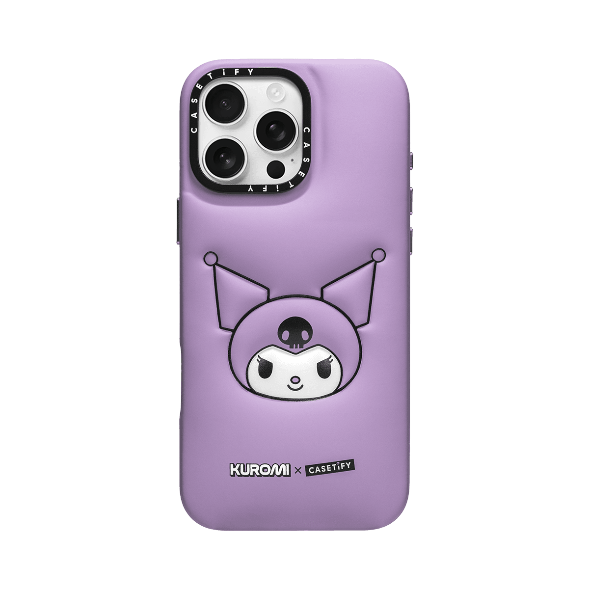 iPhoneアクセサリー CASETIFY KUROMI ROCKET iPhone16pro Sanrio Kuromi CASETiFY Rocket Collectible Phone Case iPhone