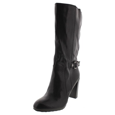 Женские сапоги до колена Nine West Sebastien черного цвета 8 Medium (B,M) BHFO 9372