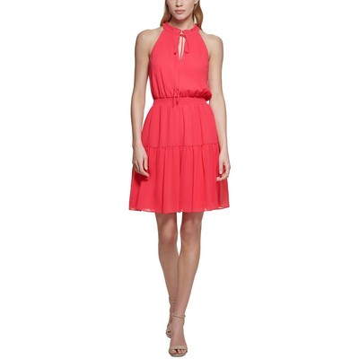 

Женское многоярусное мини-платье без рукавов Vince Camuto BHFO 1221