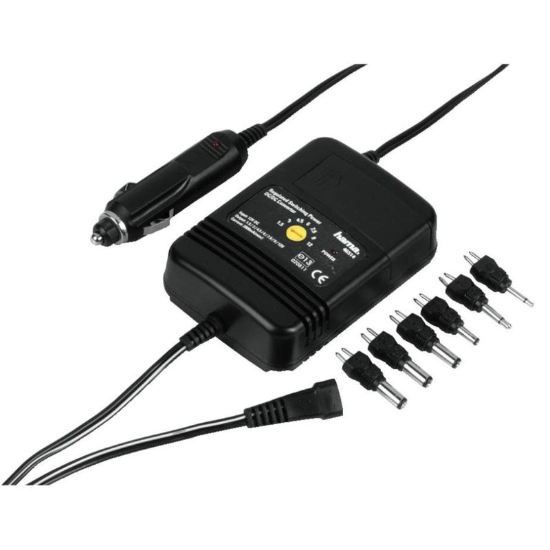 Hama Kfz Spannungs-Wandler Adapter ZigarettenanzÃ¼Nder Universal Netzteil Lader