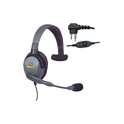 Eartec Max 4G Single-Ear Inline PTT Headset with Mic  Motorola 2-Pin Connector