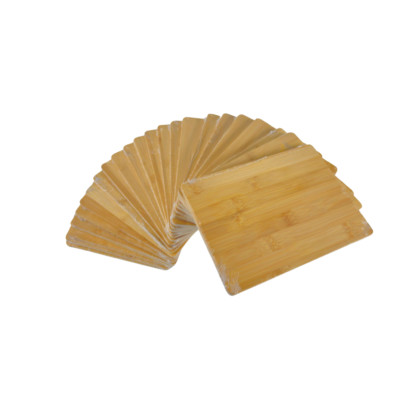 24pc Bulk 8X6'' Wholesale Plain Blank Bamboo Small Tray, Serving, Cutting Boards