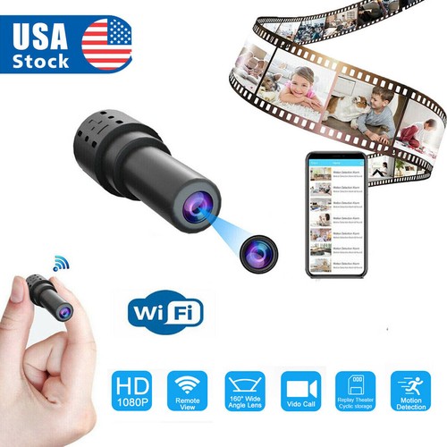 New!!! 4K WIFI Spy Mini Camera DIY Hidden HD 1080P IP DVR Home Nanny Camera USA