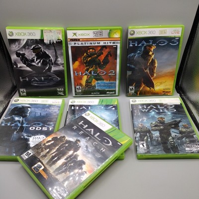 Halo Game Lot of 7: Xbox Xbox 360 Xbox One Halo 1 2 3 4 ODST Reach Wars