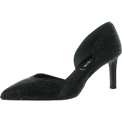 Anne Klein Womens Black Pointed Toe DOrsay Heels Shoes 9 Medium (B,M) BHFO 0120