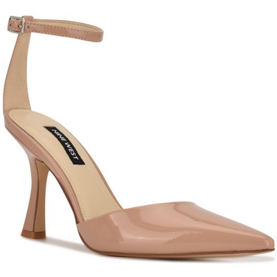 

Женский лакированный ремешок на щиколотку Nine West Shaply Tan 6,5, средний (B,M) 3 1/2 BHFO 8181, Medium natural, Shaply