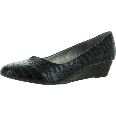 

Женские черные туфли без шнуровки на танкетке Proxy Emastine 11, средний (B,M) BHFO 1475, Black croc