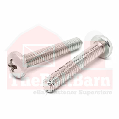 M3-0.50 A4-70 Stainless Steel Phillips Pan Machine Screws (Pick Length & Qty)