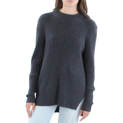 

BOSS Hugo Boss Womens Fulieta Серый пуловер из натуральной шерсти Топ-свитер  BHFO 4124, Dark gray