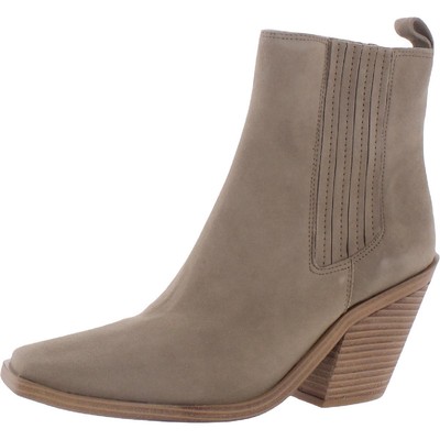 

Vince Camuto Женские замшевые ботильоны без застежки с квадратным носком BHFO 4987, Truffle taupe, VCACKELLA