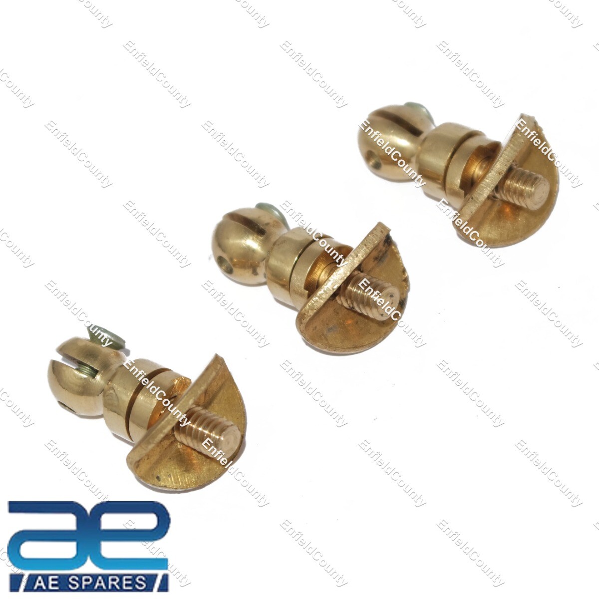 Front Number Plate Fixing Nut Brass For Norton Royal Enfield BSA Triumph