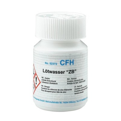CFH Lötwasser Flussmittel Zinkblech Kupferblech Tiffany Löten Weichlöten Lot
