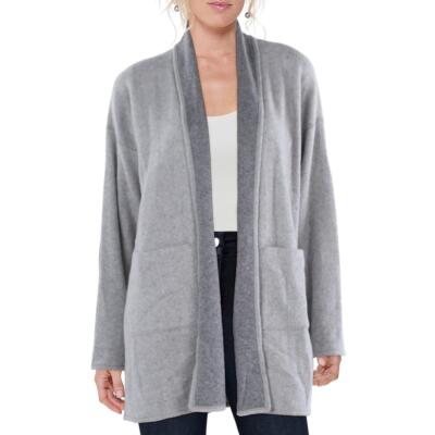 Женская шерстяная двусторонняя куртка-кардиган Eileen Fisher, топ-свитер BHFO 9082
