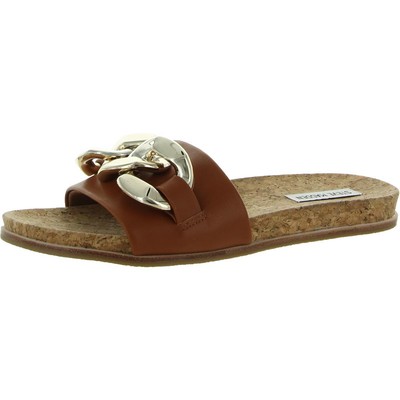 Женские босоножки Steve Madden Delay Brown Slide 6 среднего размера (B,M) BHFO 3257