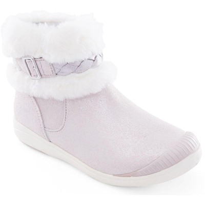 Кожаные ботильоны на танкетке Stride Rite Girls SR Tessa с блестками BHFO 4073