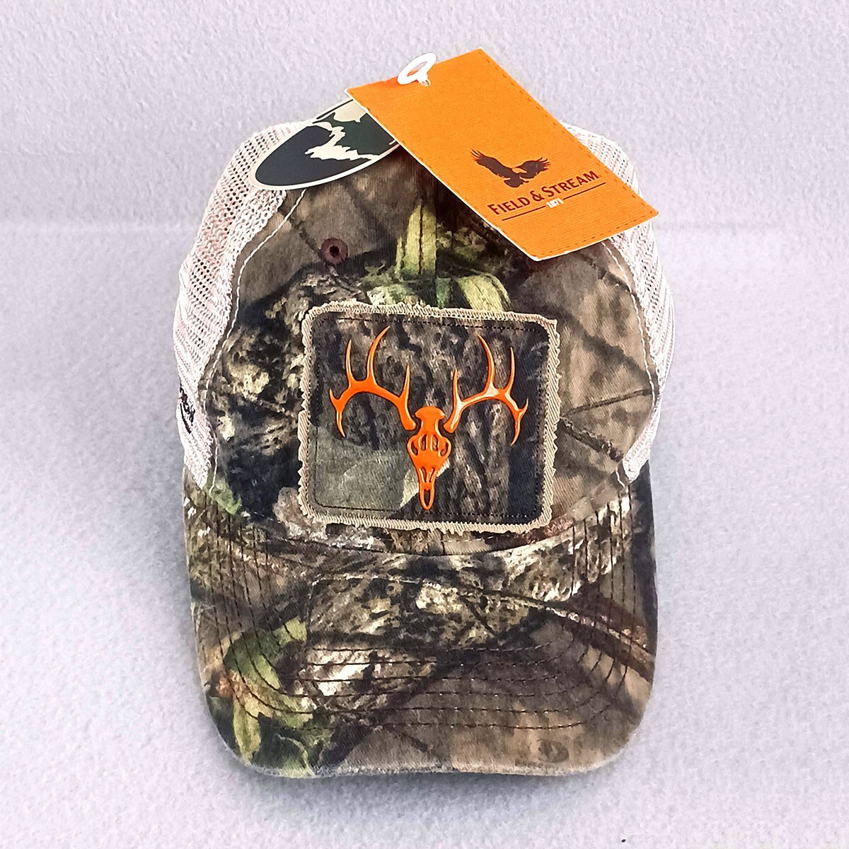 Field & Stream Mossy Oak Hunting Camouflage Hat/Cap, Adjustable, New with Tags