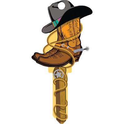 Lucky Line Cowboy Design Decorative House Key, SC1  B132S Pack of 5 Lucky Line