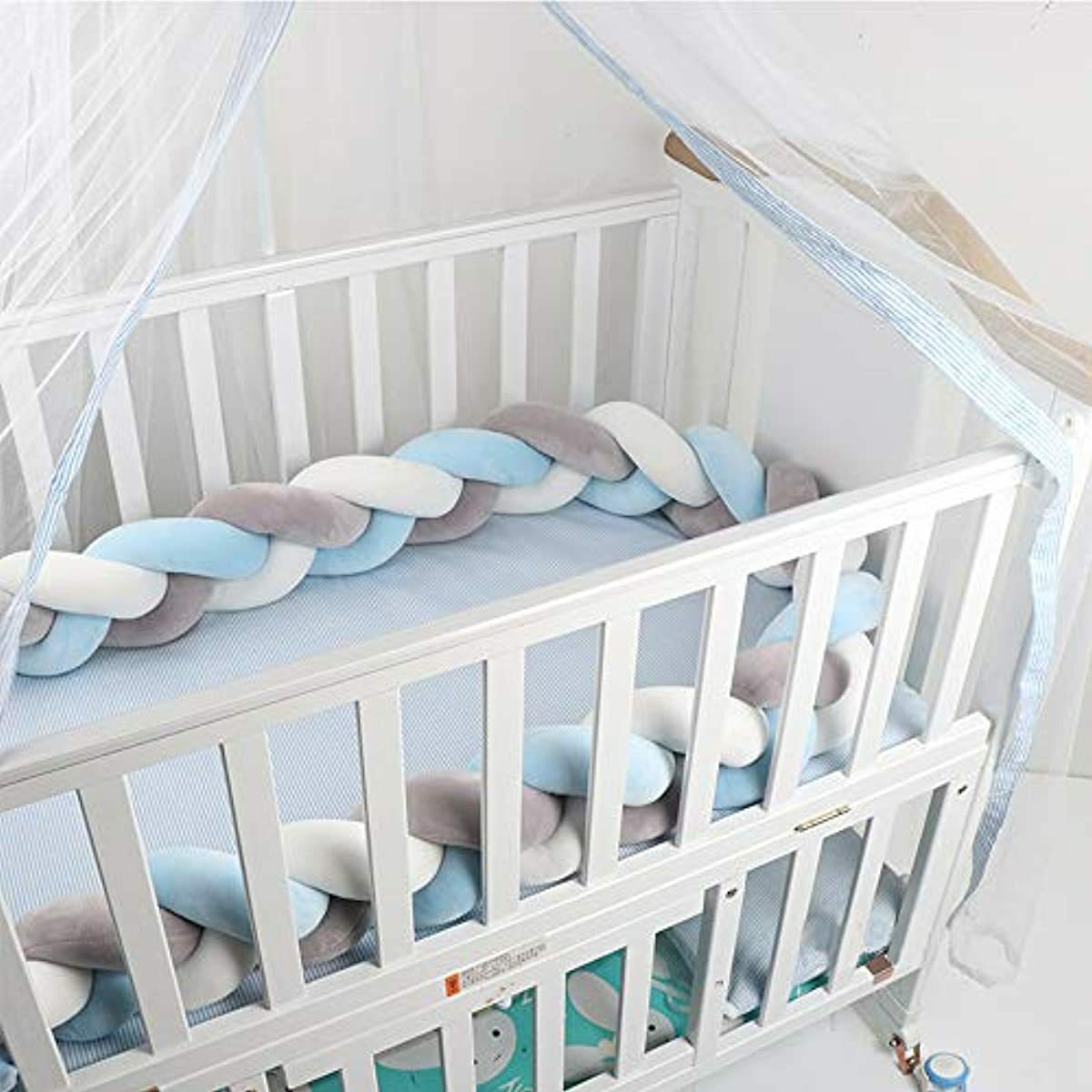 baby crib side cushion