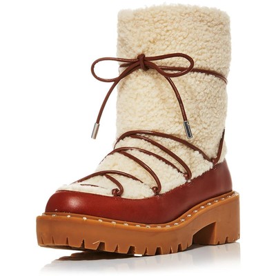 

Женские зимние и зимние ботинки Aqua Fuzz Brown, обувь 9,5, средний (B,M) BHFO 2704, Cognac
