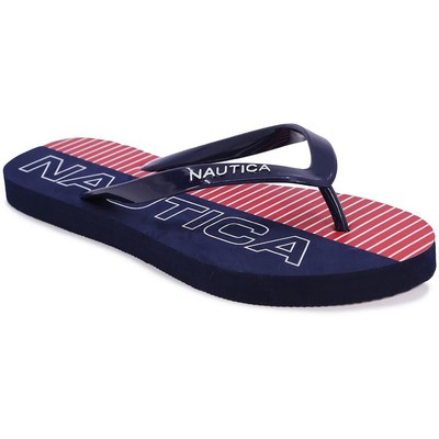 

Женские шлепанцы без шнуровки Nautica Hatcher 24, темно-синие, 6, средние (B,M), BHFO 3838, Red/navy, Hatcher 24