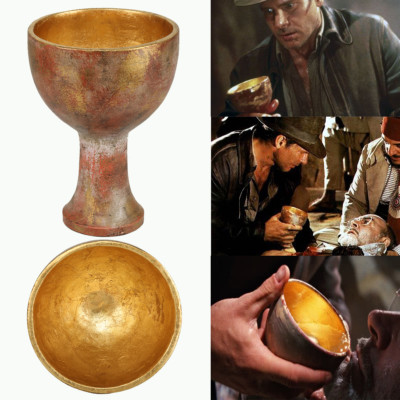 Indiana Jones Holy Grail Raiders of the Lost Ark Cosplay Costume Props Replica