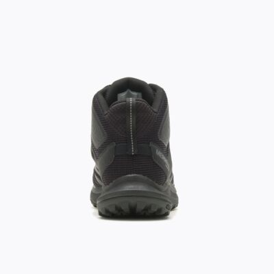 Pre-owned Merrell Work Men's Nova 3 Mid Tactical Waterproof Boot Black/charcoal - J005049, In Gray
