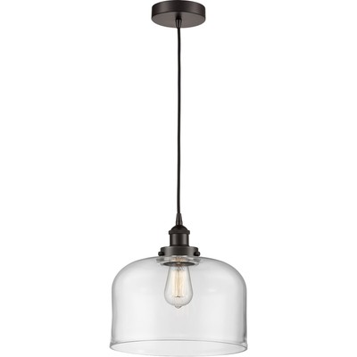 Innovations Lighting 616-1PH-OB-G72-L Edison Bell Mini Pendant Oil Rubbed Bronze