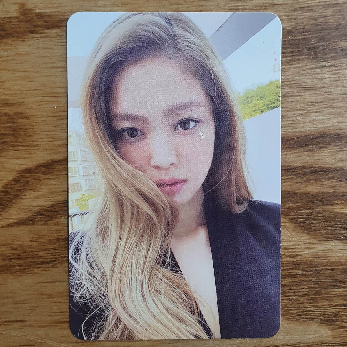 BLACKPINK HOUSE ポストカード　JENNIE OFFICIAL BLACKPINK JENNIE BROADCAST RARE POSTCARD DEBUT SOLO