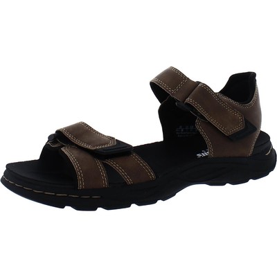 Обувь Dr. Scholls Мужские туфли с ремешком на щиколотке Henley Brown 12 Medium (D) BHFO 0525