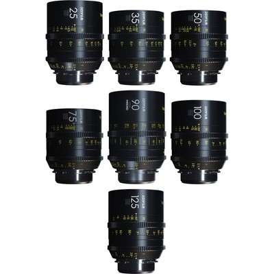 Комплект из 7 объективов DZOFILM Vespid Prime Cinema B для крепления PL EF #DZO-V21B7PL