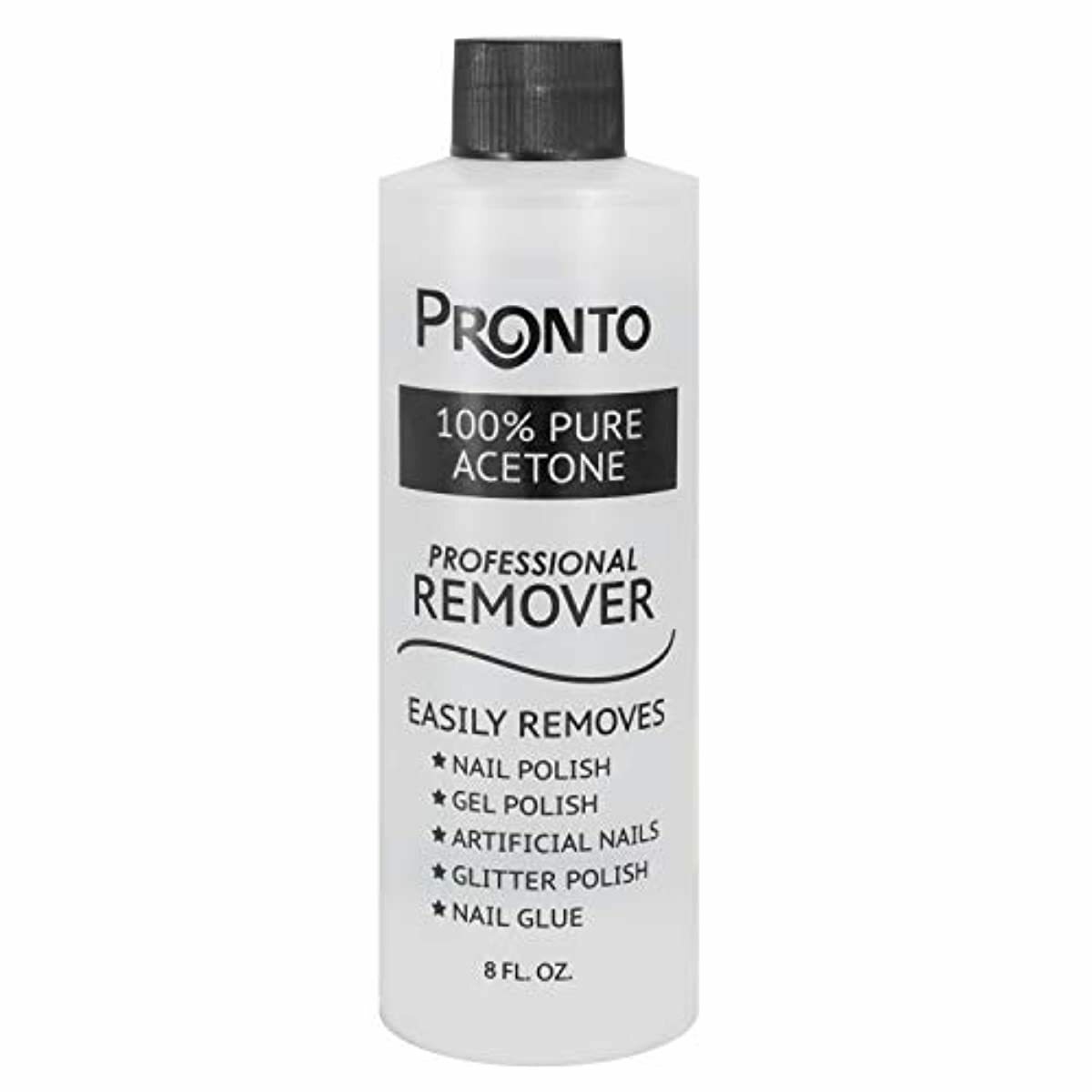 Pronto 100% Pure Acetone - Quick, Professional Nail Polish Remover