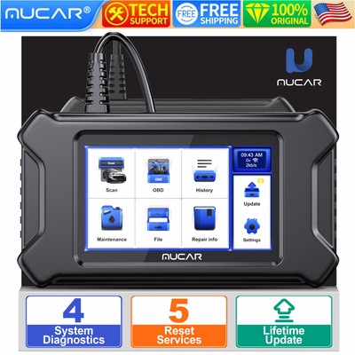 MUCAR CS4 OBD2 Scanner ABS SRS E~M T~M System Code Reader Check Engine Scan Tool