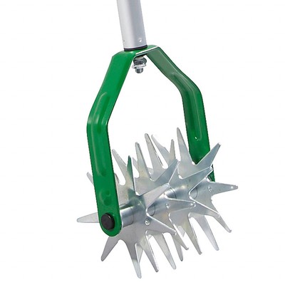 Rekord Handkultivator Rasenlüfter Vertikutierer Gartenfräse 150 cm Stiel