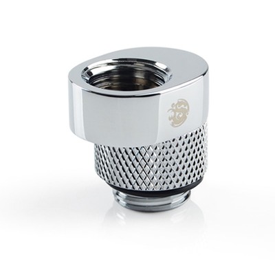 Bitspower X-cross Offset Fitting, Silver Shining