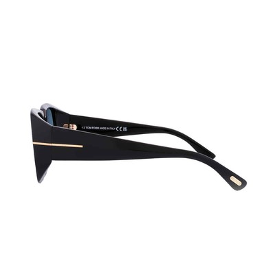 Pre-owned Tom Ford Ryder Blue Sport Ladies Sunglasses Ft1035 01v 51 Ft1035 01v 51
