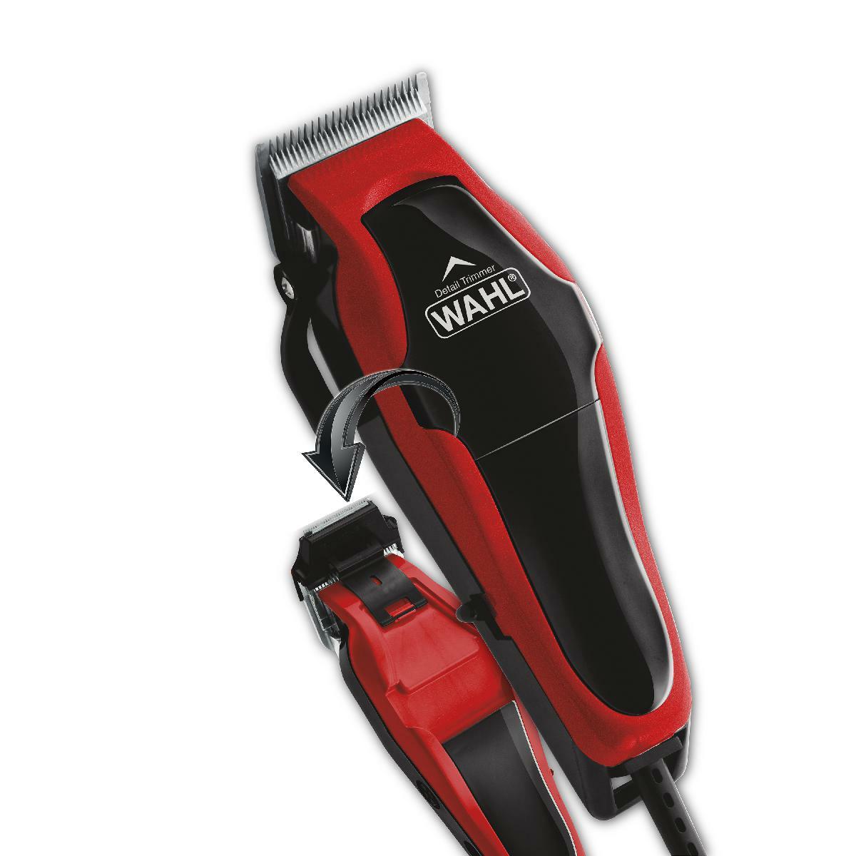 Hair Cutting Clipper Beard Trimmer Kit Self Sharpening Blades Guide Combs Set