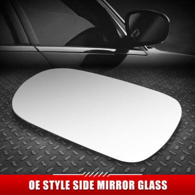 ДЛЯ 97-01 ACURA TL HONDA PRELUDE POWER ЛЕВОЕ ЗЕРКАЛО СО СТОРОНЫ ВОДИТЕЛЯ С ПЛОСКОЙ СТЕКЛЯННОЙ ЛИНЗОЙ