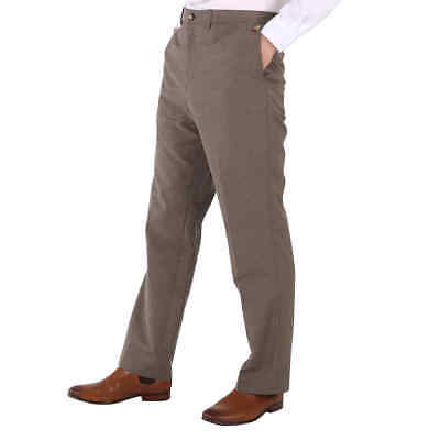 Pre-owned Burberry Beige Wool Pocket Detail Tailored Trousers