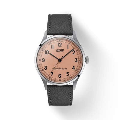Tissot Heritage 1938 Automatic COSC 39mm Pink Salmon Dial Watch T1424641633200