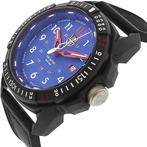 Pre-owned Luminox Men's Watch Ice-sar Arctic Swiss Quartz Blue Dial Black Strap Dive 1003