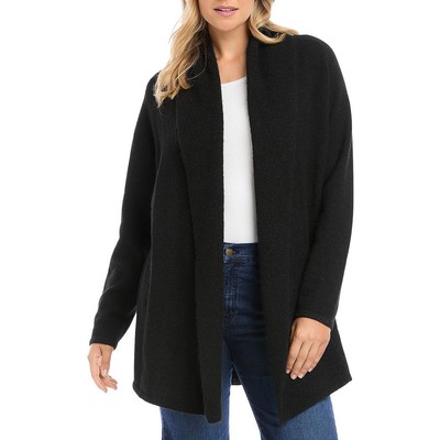 

Женский черный вязаный свитер Karen Kane Oprn-Front Cardigan Plus  BHFO 0809