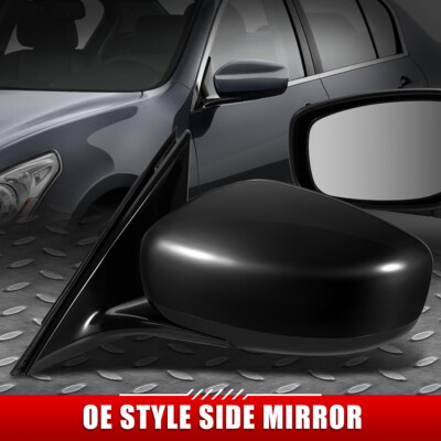 ДЛЯ 09-10 INFINITI G37 OE STYLE ЛЕВОЕ БОКОВОЕ ЗЕРКАЛО ВОДИТЕЛЯ С ПИТАНИЕМ + ПОДОГРЕВОМ + ПАМЯТЬЮ