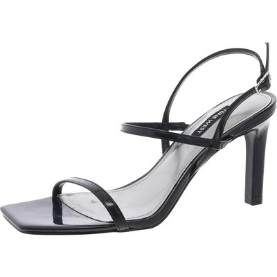 Nine West Womens WN Olah 3 Black Slingback Sandals 8 Medium (B,M) BHFO 4223