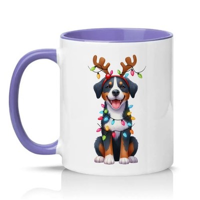 Bernese Mountain Dog Christmas Unisex 11oz Ceramic Mug Dog Lovers Gift