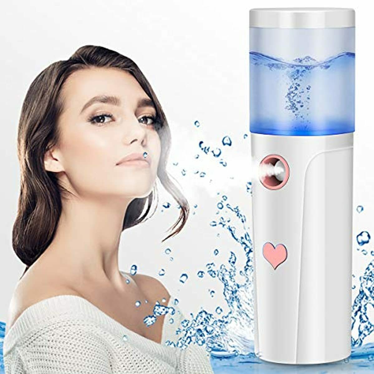 Nano Facial Mister,Portable Cool Mist Facial Steamer Handy Mist Sprayer for Face eBay